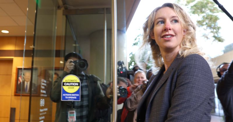 'She deserves longer': Pregnant Elizabeth Holmes slammed as she gets JUST 11 years for Theranos fraud