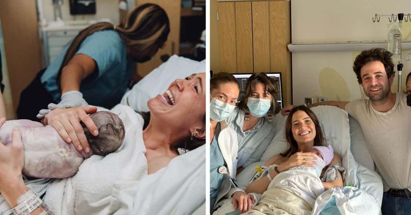 'The pictures say so much': Internet in awe as Mandy Moore shares intimate photos of son Oscar's birth