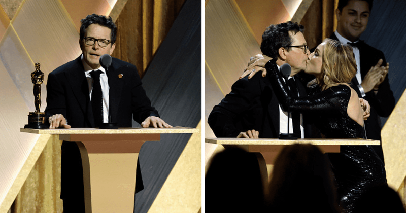 Buoyed by family and Christopher Lloyd, Michael J Fox gets honorary Oscar at 13th Annual Governors Awards