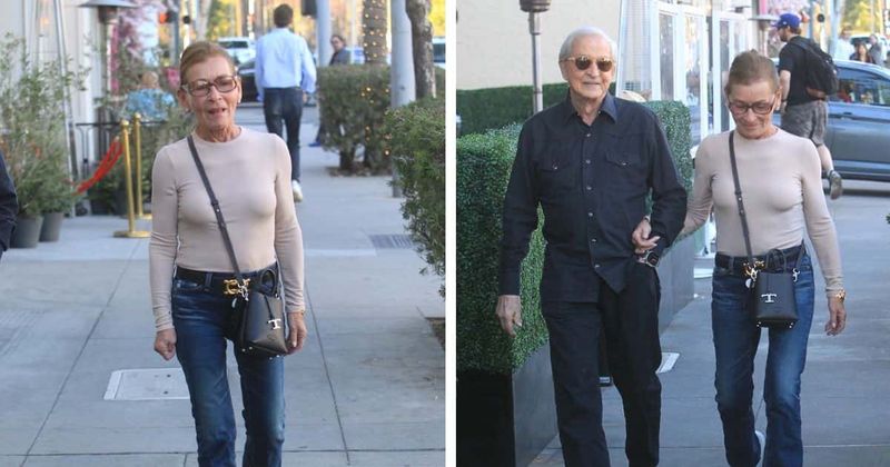 Judge Judy, 80, and husband of 45 years Jerry Sheindlin, 89, look buoyant in Beverly Hills