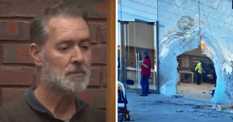 'It was an accident': Bradley Rein charged in Apple Store crash claims his foot got 'stuck on accelerator'