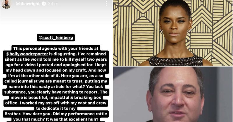 Who is Scott Feinberg? Letitia Wright SLAMS The Hollywood Reporter journalist for comparing her with 'abusers'