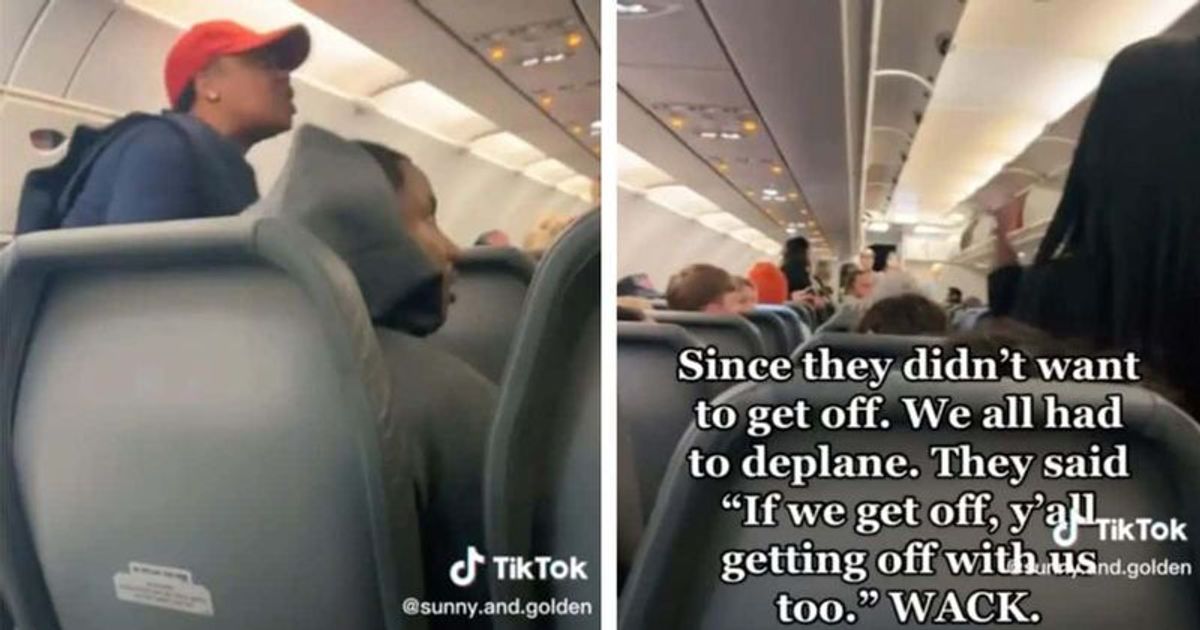 Unruly couple refuses to exit Frontier Airlines over unpaid baggage fee, forces ALL pax to deplane