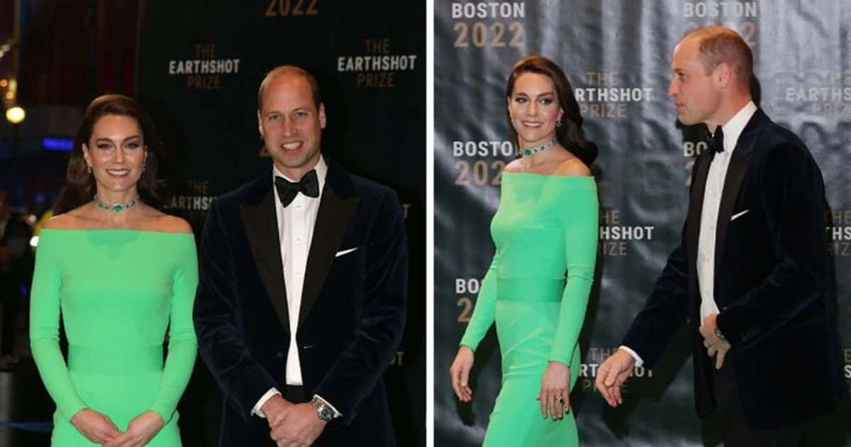 Kate Middleton pairs $91 rental green dress with Princess Diana’s emerald choker at Earthshot Prize event