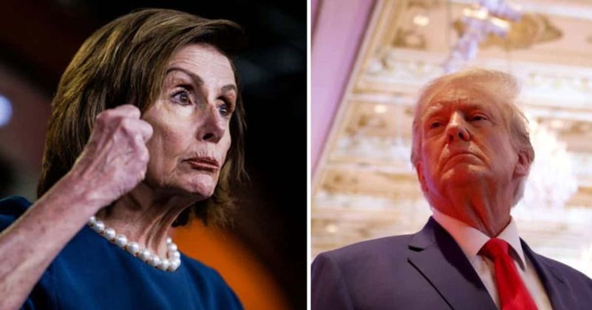 CAN'T DIGEST IT! Nancy Pelosi refuses to talk about Donald Trump's 2024 run while eating during interview