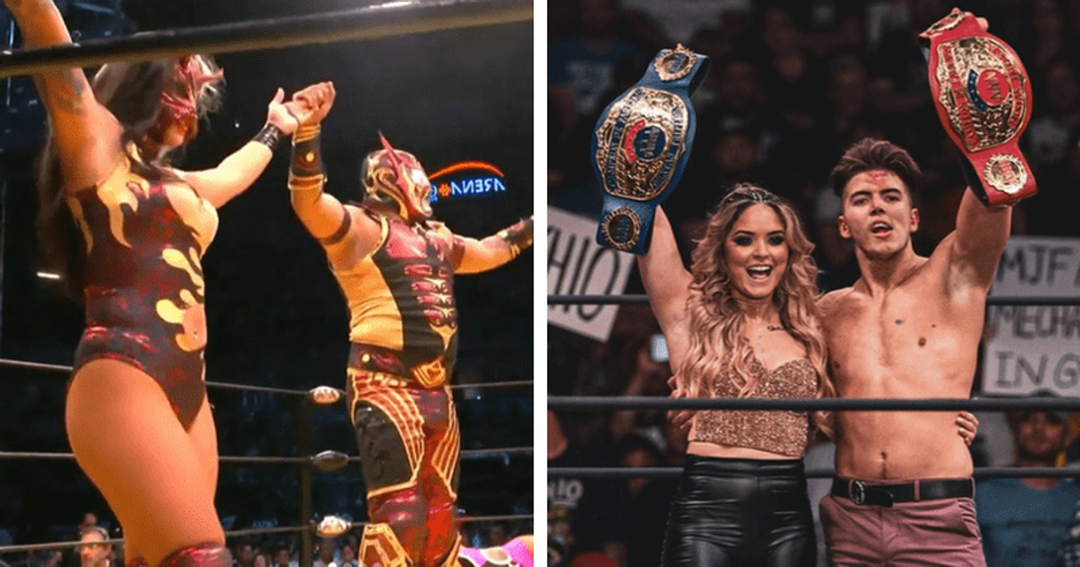 Why were Sammy Guevara and Tay Melo stripped of AAA title? Abismo Negro Jr and Flammer crowned champions