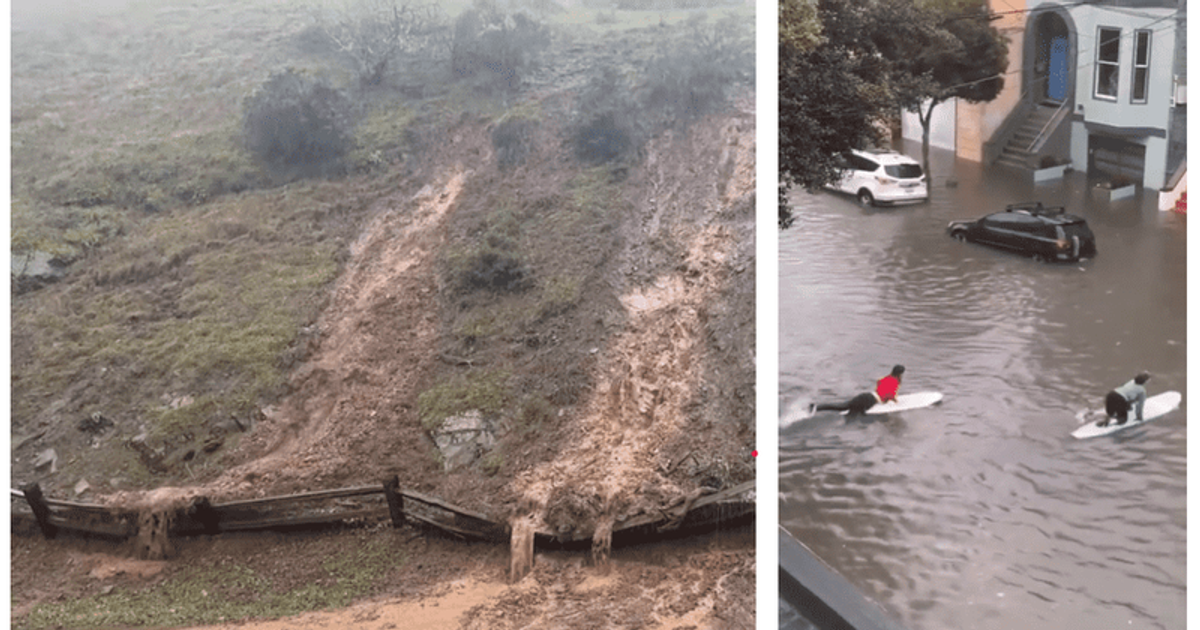 'What are they thinking?': Internet shares WILD video of people surfing in San Francisco flood waters