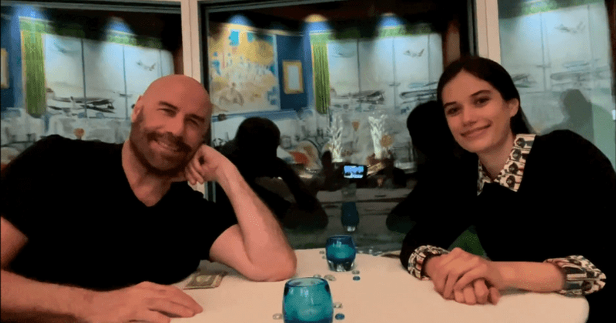 'We love you': John Travolta, 68, welcomes the New Year with daughter Ella Bleu, 22, in sweet video