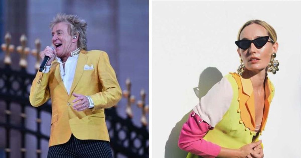 'So happy for the two of you': Rod Stewart rejoices on news of first grandson as daughter Ruby is expecting
