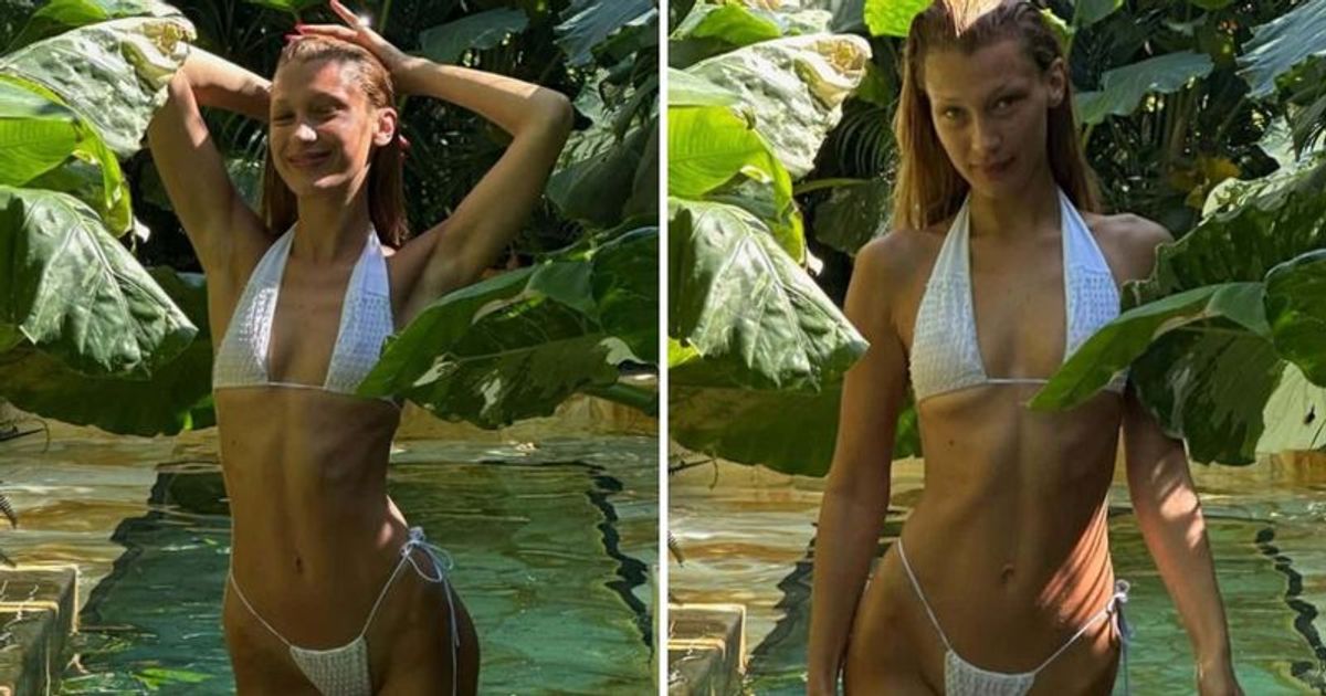 Bella Hadid looks radiant during tropical vacay as she flaunts her sculpted bikini body in New Year post