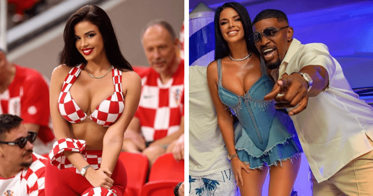 Ivana Knoll: Croatian model and 'World Cup's hottest fan' dines with Jamie Foxx at New Year party
