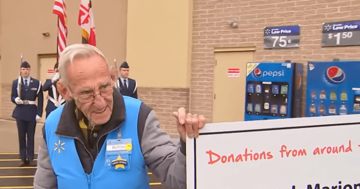 'Just unreal': Navy vet and Walmart cashier, 82, in tears as netizens raise $115K so he can retire