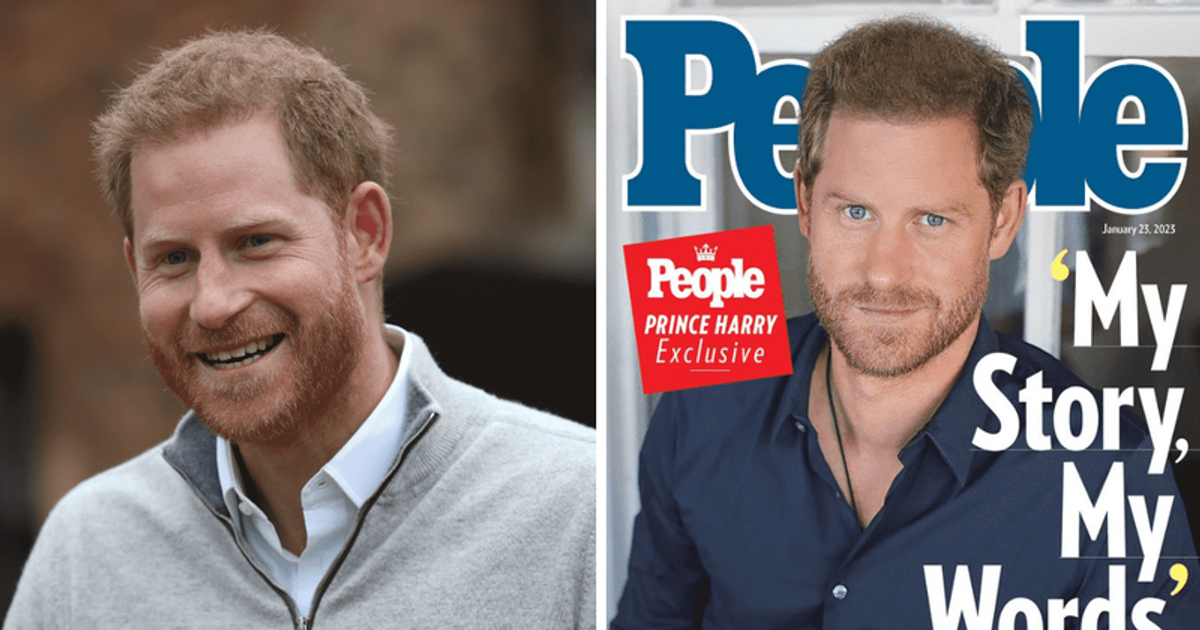 Prince Harry’s People cover leaves internet guessing whether it's 'wig' or 'photoshop curls'