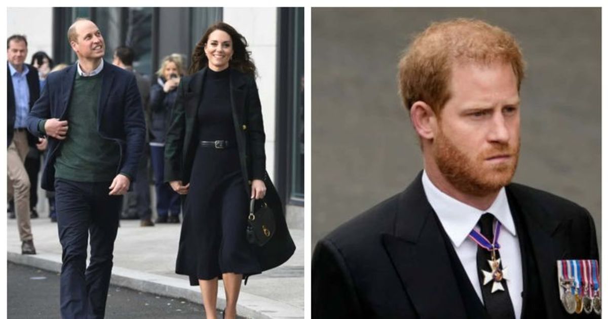 'Were you hurt by comments in Harry's book?': Video shows Prince William being asked about brother's memoir
