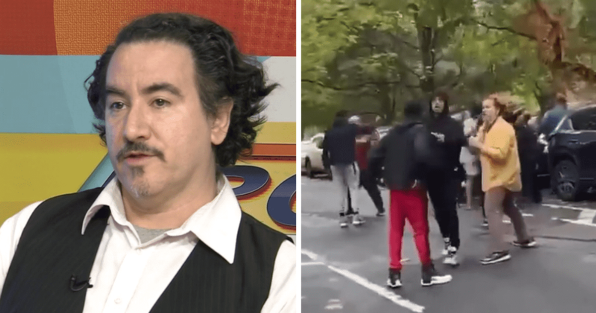 Brett Schneider: Shocking video shows Bronx principal who preaches 'love' shoving student outside school