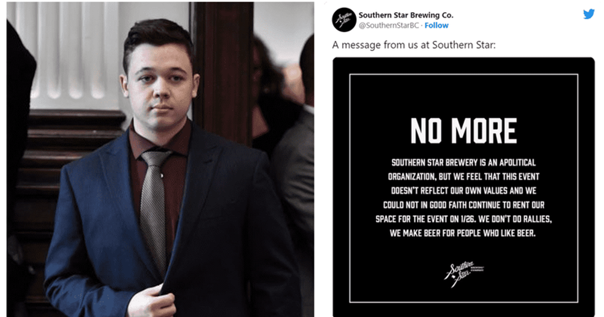 'They don’t owe you anything': Kyle Rittenhouse slammed for crying censorship after brewery cancels event