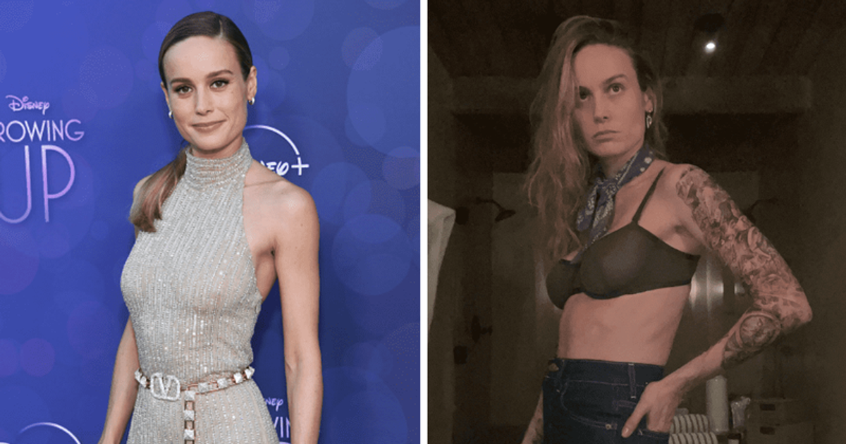 'You’re definitely perfection': Fans stunned at Brie Larson's bold makeover as she poses in her bra
