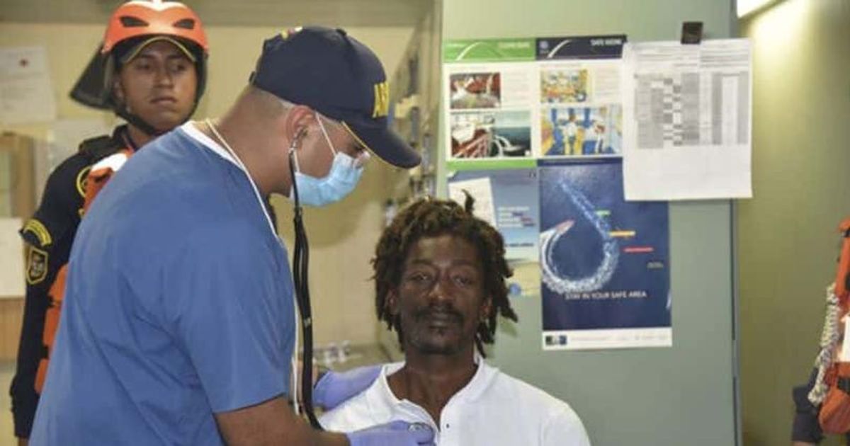 24 DAYS IN HELL: Sailor who survived on ketchup for weeks and scribbled ‘HELP’ on boat rescued from sea