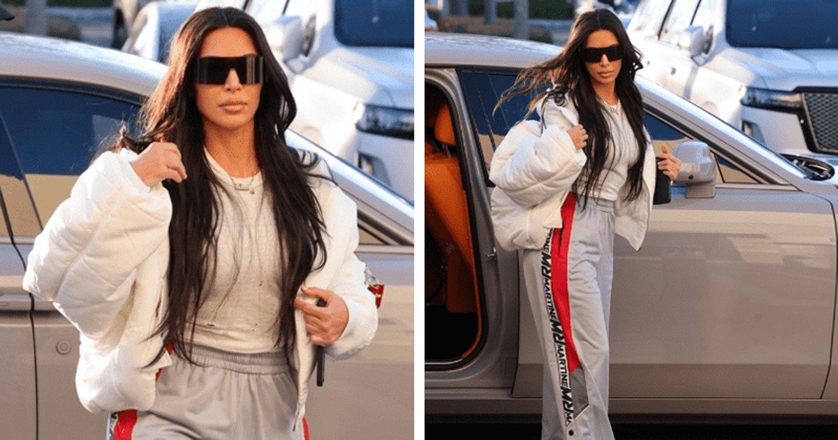 Kim Kardashian goes for sporty but stylish look for son Saint's basketball game in LA