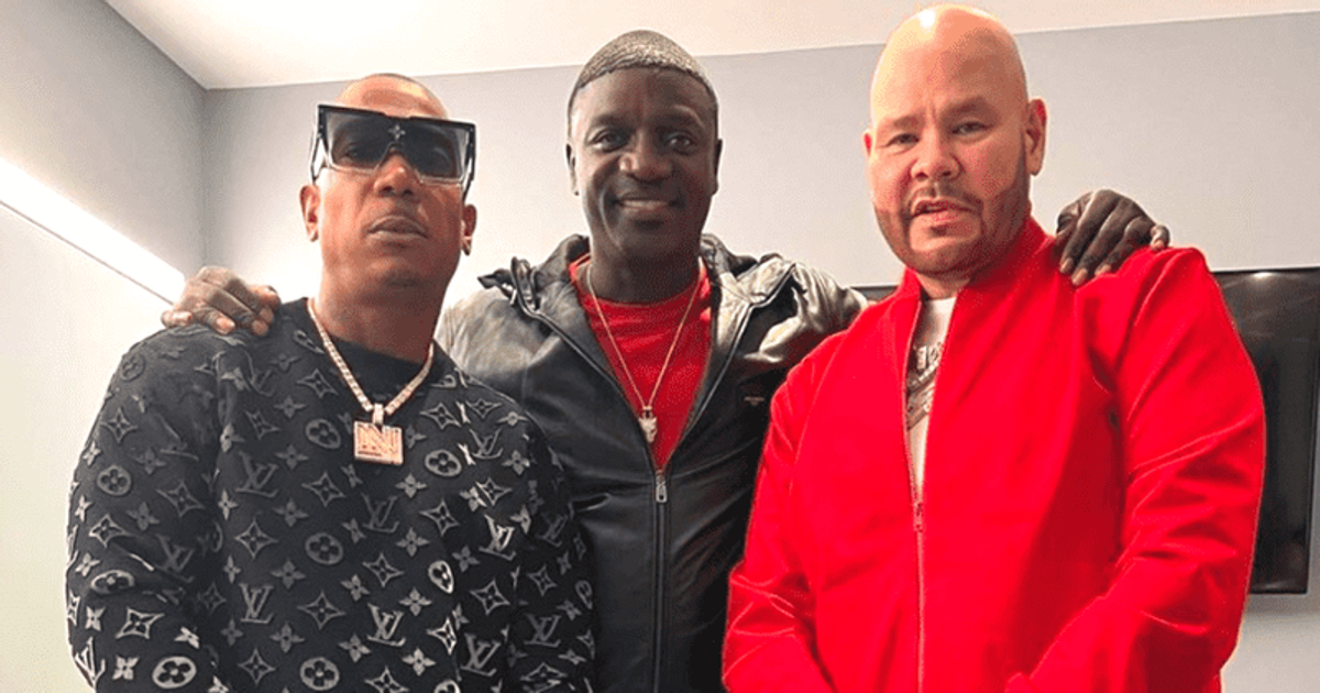 'When you buy your wigs from Shein': Akon trolled for bizarre hair in picture with Ja Rule and Fat Joe