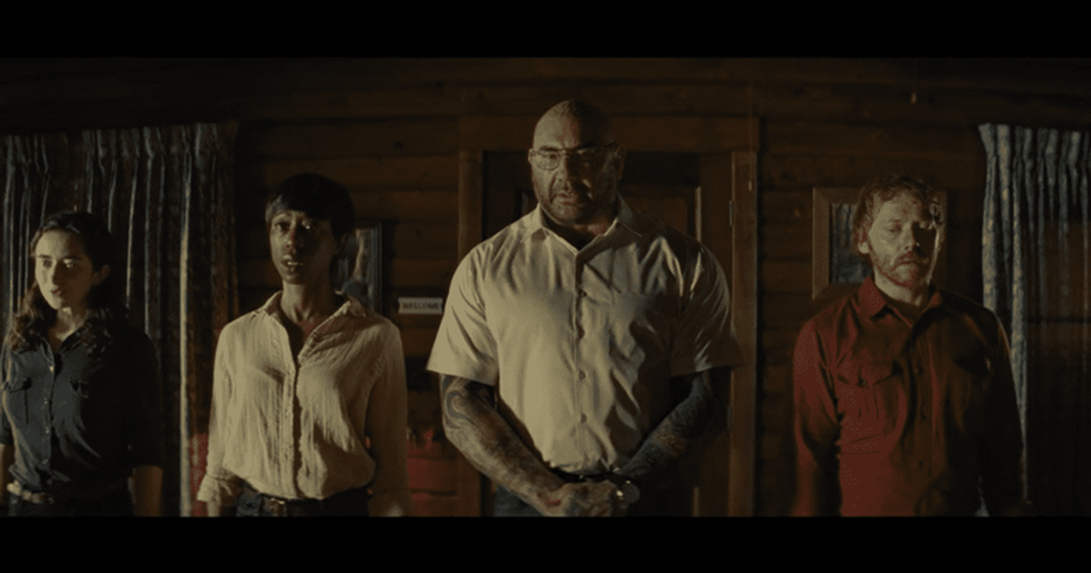 When will M Night Shyamalan's 'Knock at the Cabin' be released in theatres?