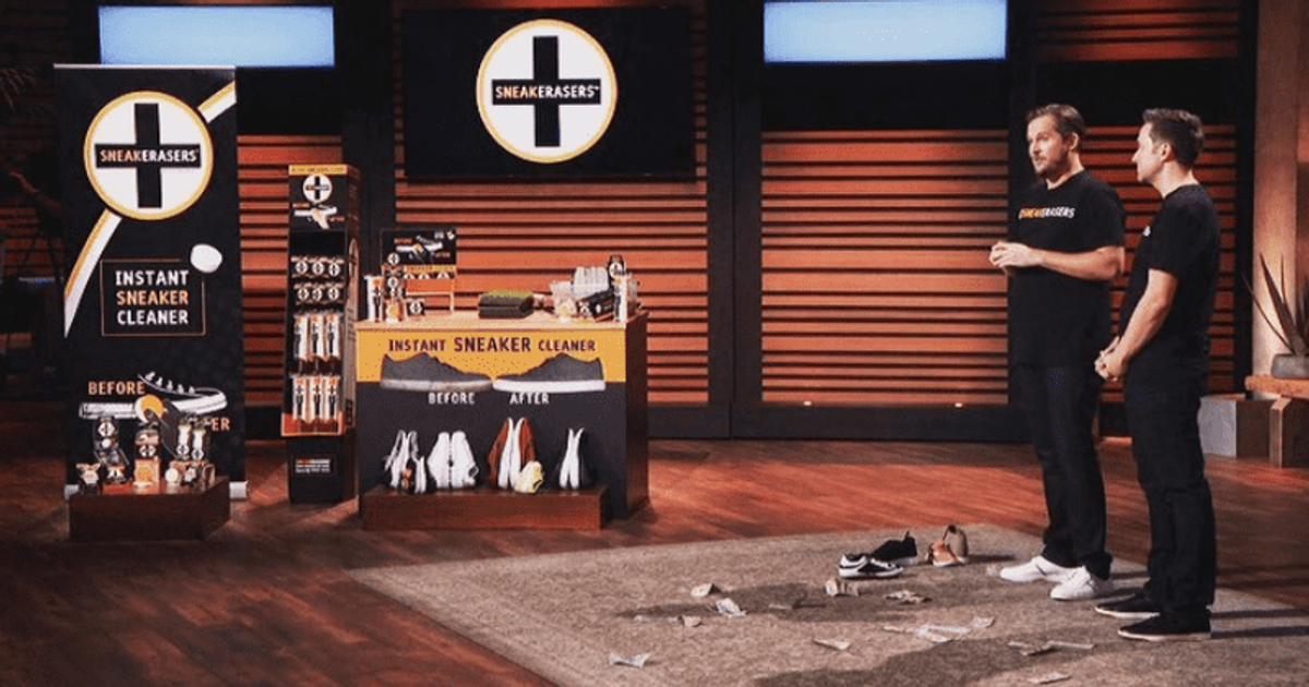 SneakERASERS on 'Shark Tank' What is the cost, who are the founders and how it keeps sneakers