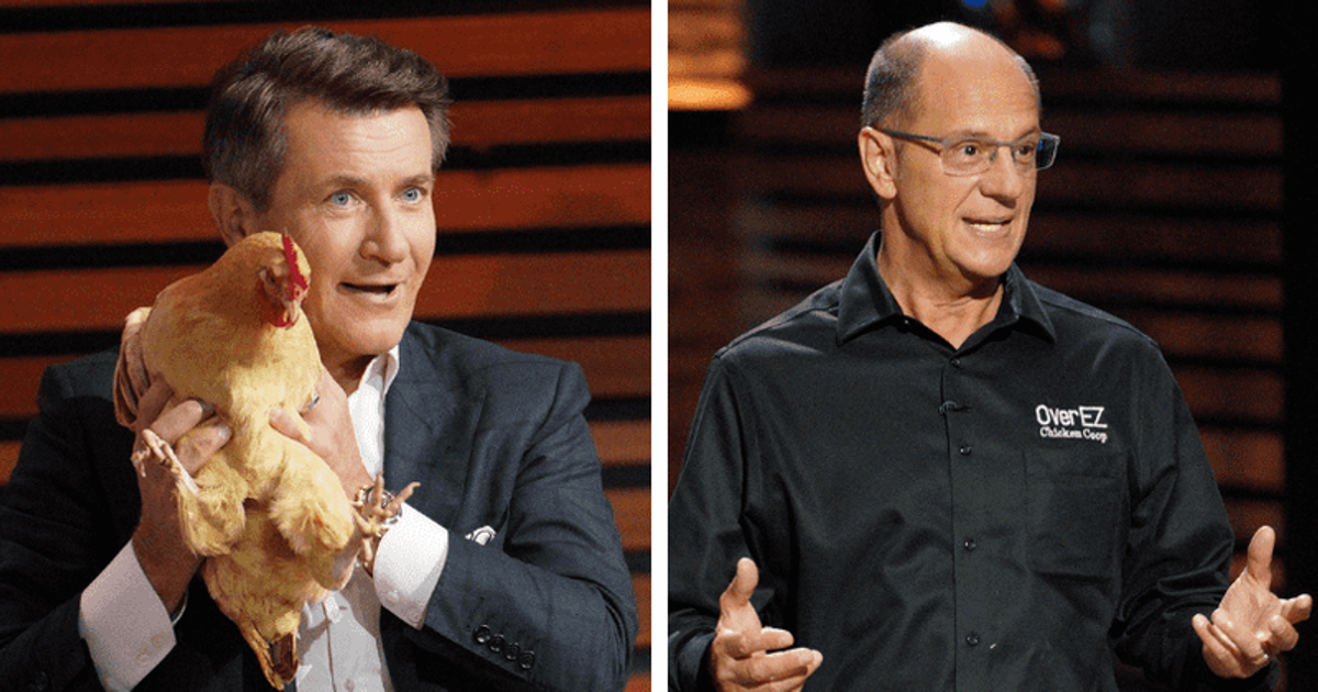 'Shark Tank' OverEZ Chicken Coop founder tries to win over Herjavec