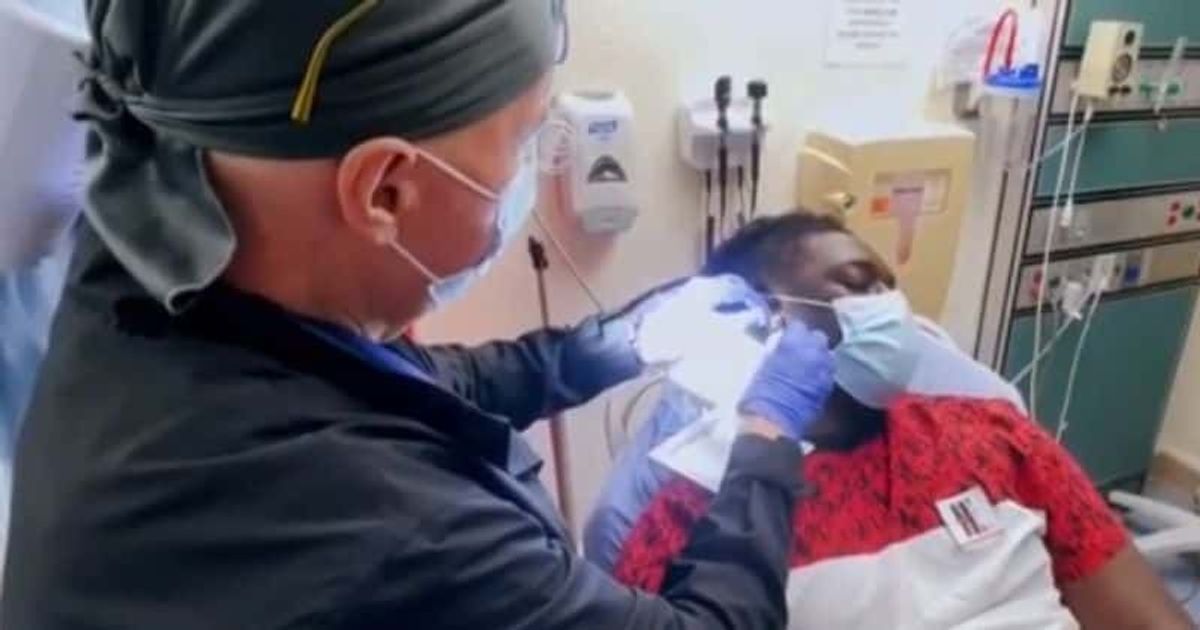 TLC 'Stuck' Dr Larry Mellick operates on 16yearold with earring