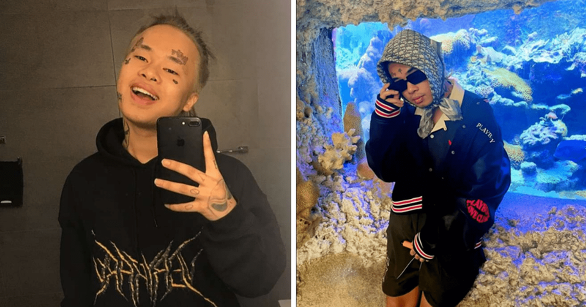Kid Trunks shooting Rapper shares pics with deep gash across chin MEAWW