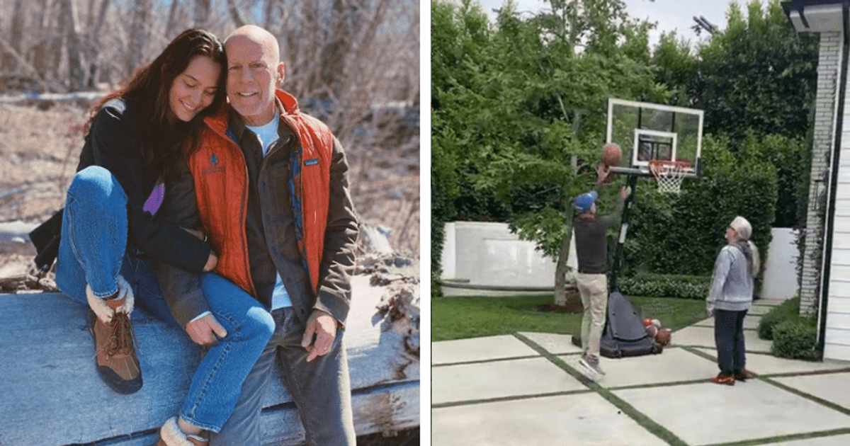 Bruce Willis' wife Emma Heming shares video of him playing basketball
