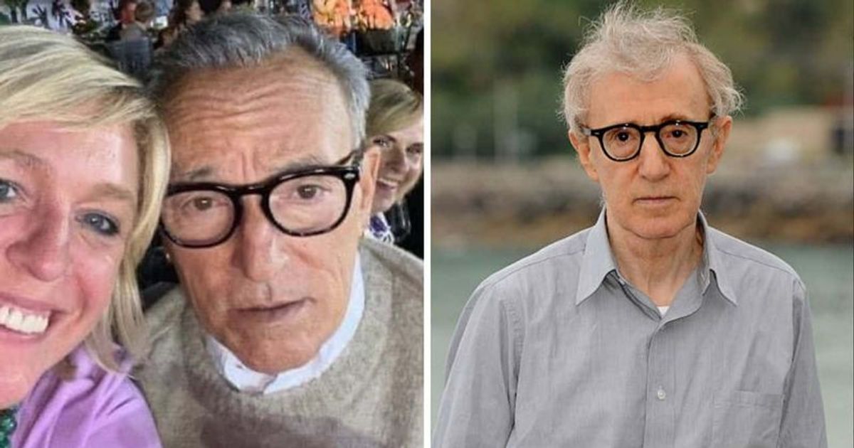 Is that Woody Allen? Bruce Springsteen is almost unrecognizable as he