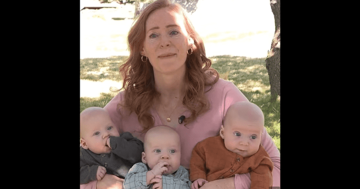 Audrey Tiberius 46yearold Utah woman mother to TRIPLETS(00)