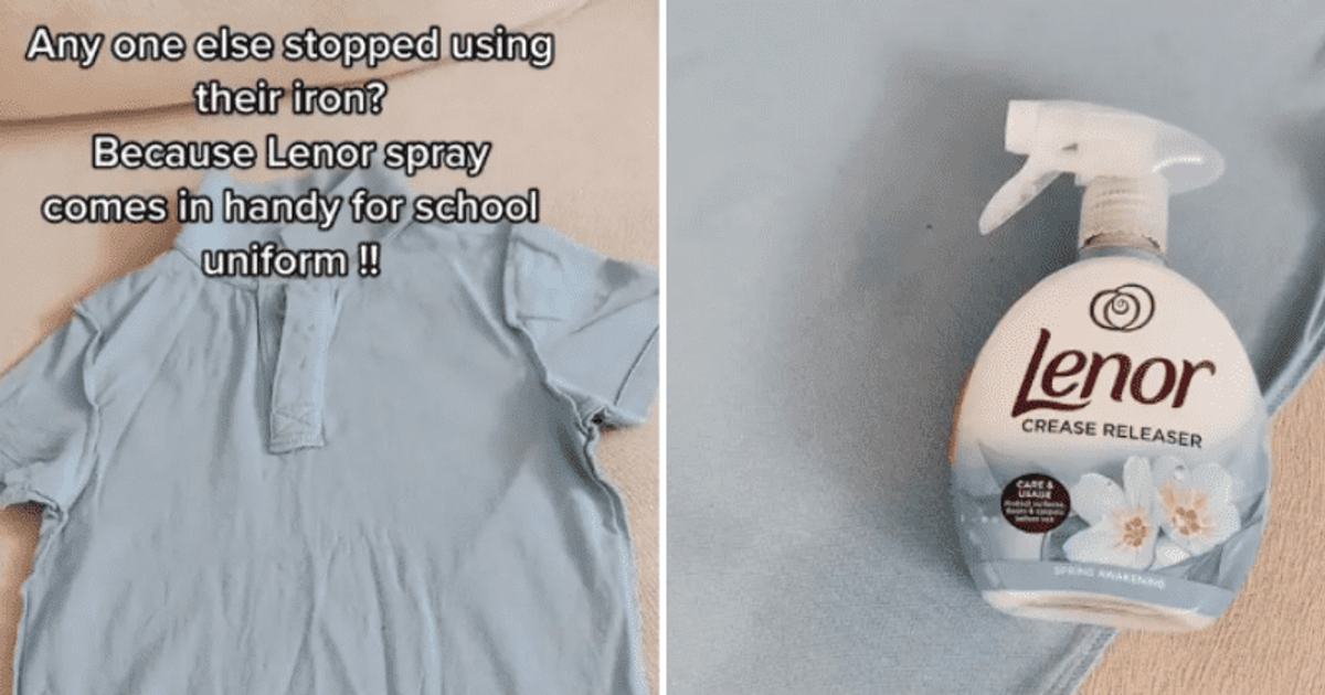 Mom reveals how she NEVER irons her children's uniforms thanks to this