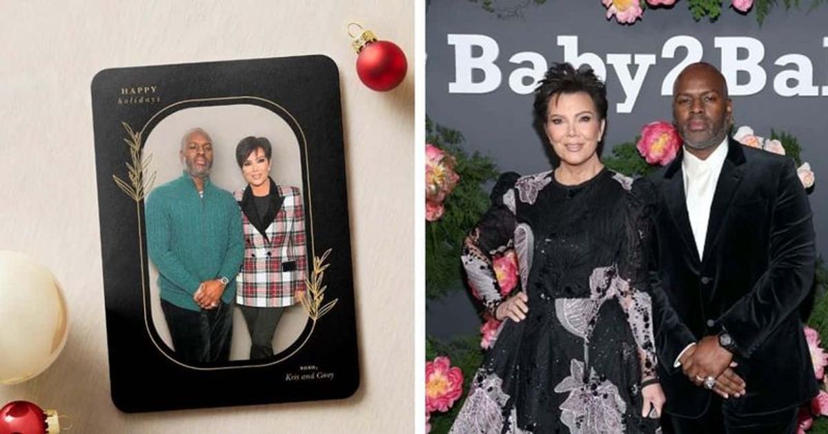 'I LIVE for holidays' Kris Jenner reveals first Christmas card with BF