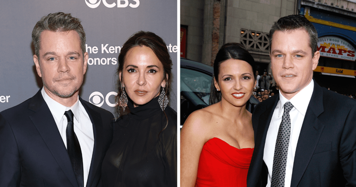 Matt and Lucy Damon had a meetcute worthy of a Hollywood as