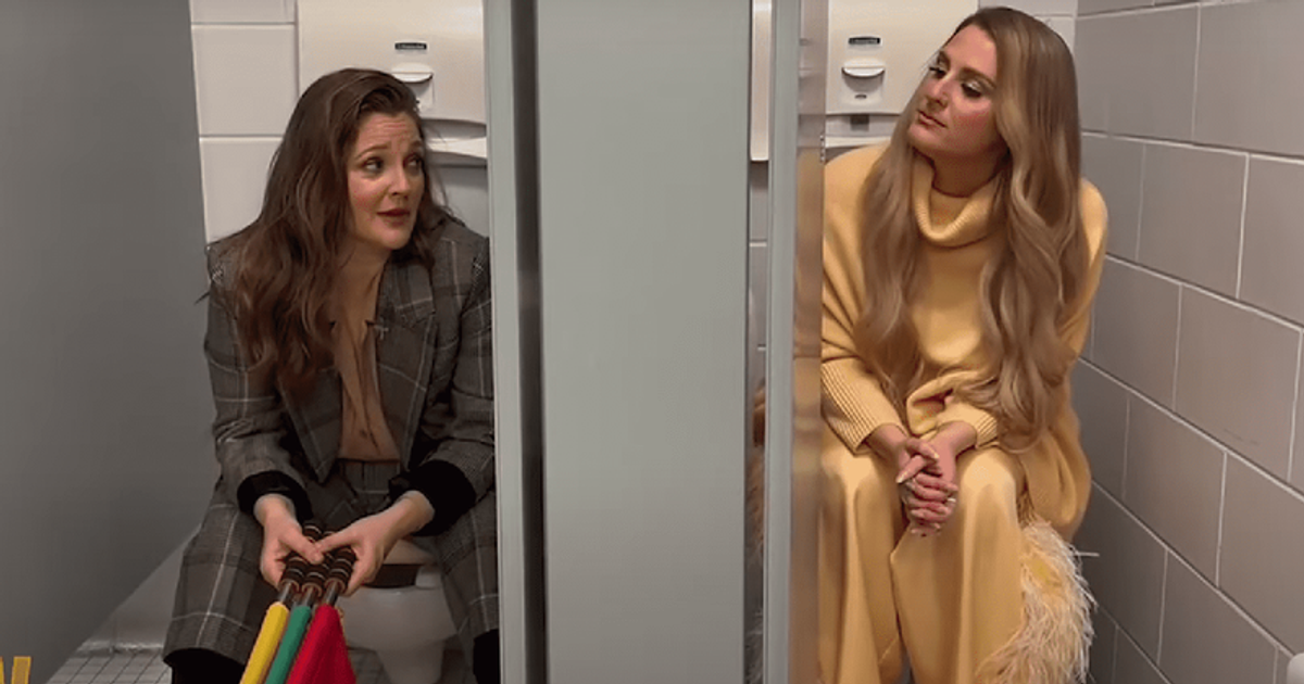 BIZARRE! Meghan Trainor and Drew Barrymore discuss dating red flags