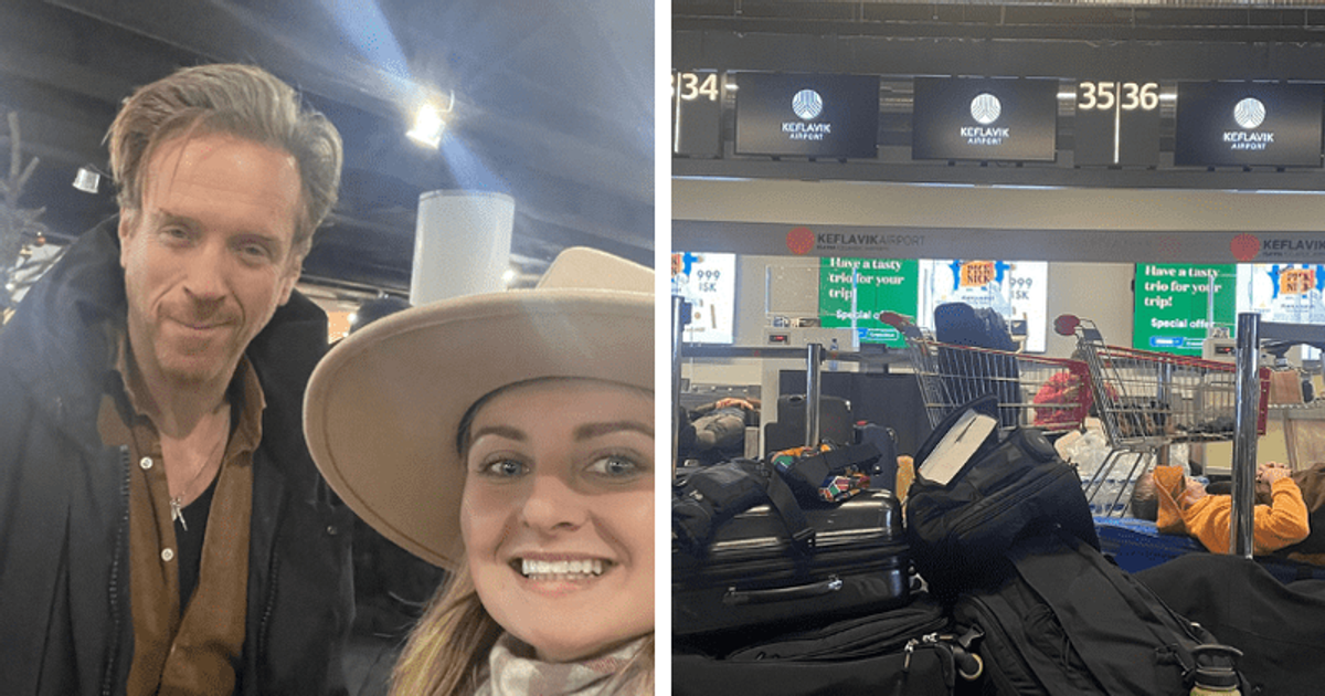 'Billions’ star Damian Lewis stranded at Iceland airport for hours as