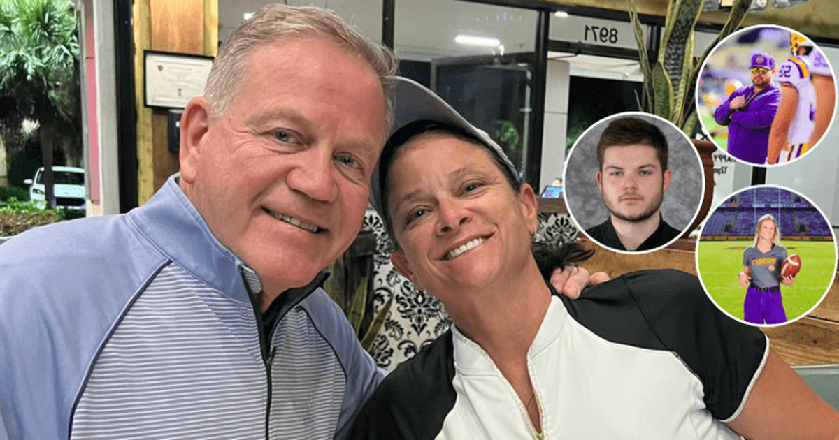 Who are Brian Kelly's children? LSU head coach's family lashes out at
