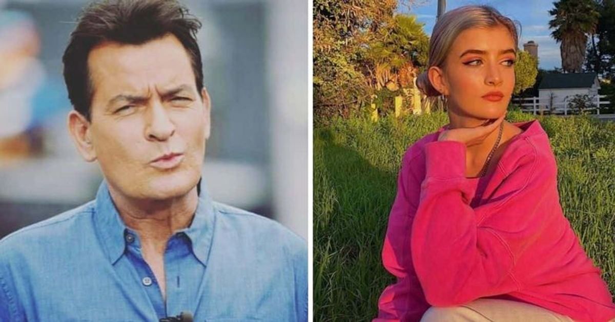 Charlie Sheen’s daughter Sami flaunts her curves in sizzling black