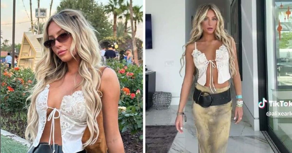 Alix Earle TikTok star flaunts controversial Coachella 2023 outfit