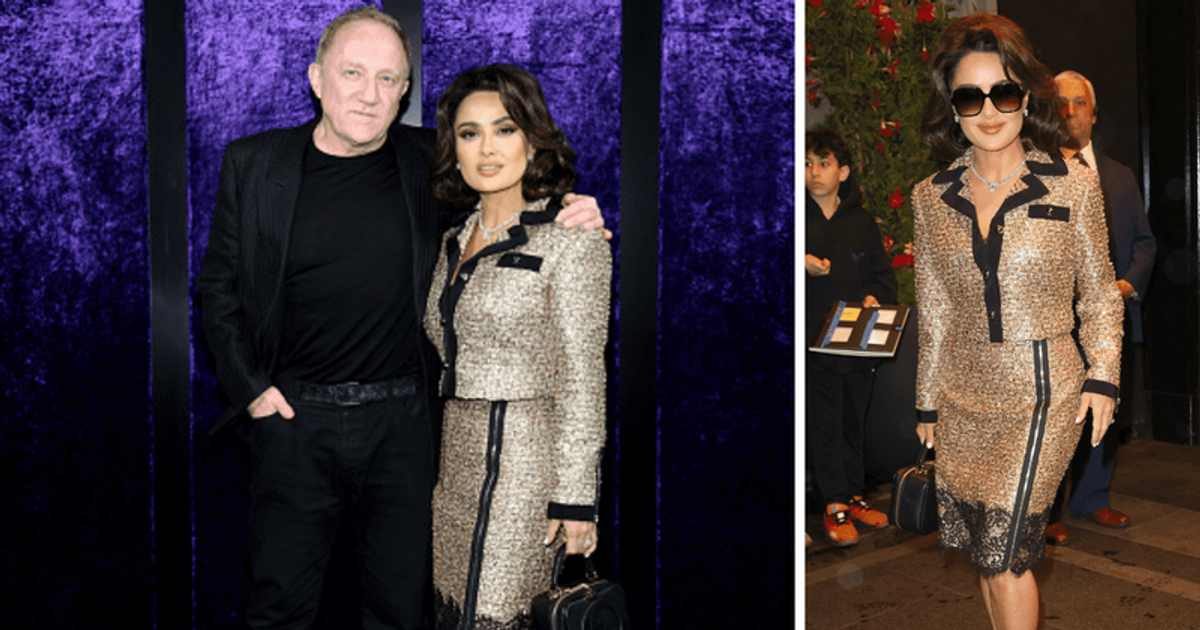 Salma Hayek oozes glamour during outing with husband in NYC | MEAWW