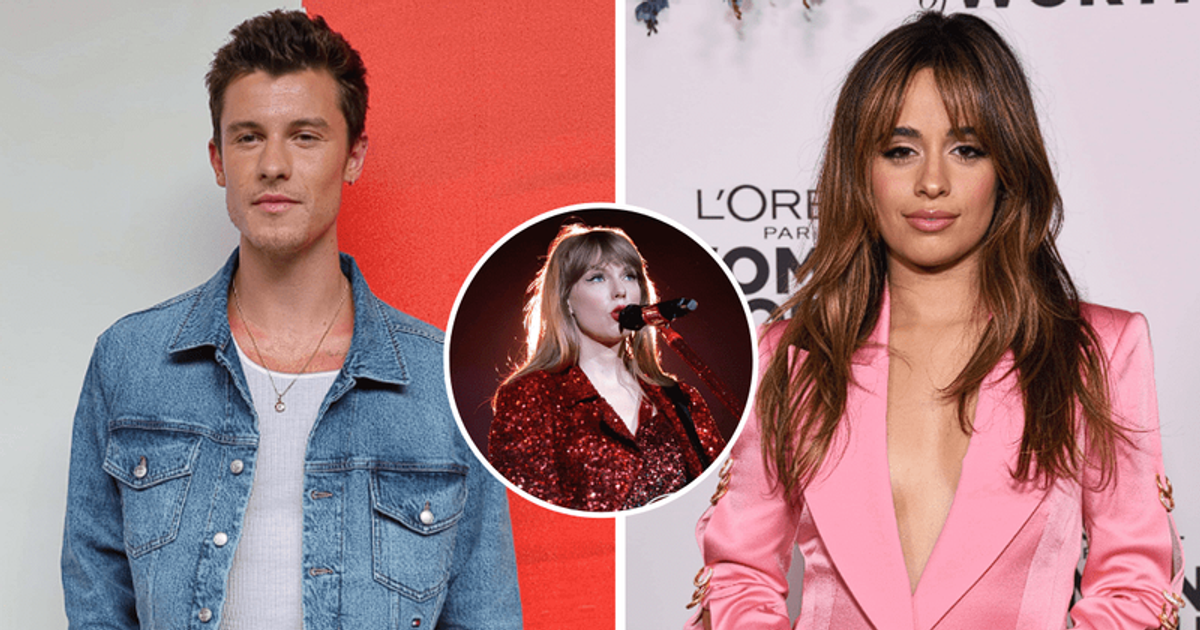 Shawn Mendes and Camila Cabello spotted getting cozy at Taylor Swift's