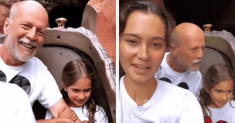 Hero Bruce Willis breaks hearts as he unleashes superdad powers and protects daughter on Disneyland ride | Credit: @emmahemingwillis/Instagram Hero Bruce Willis breaks hearts as he unleashes superdad powers and protects daughter on Disneyland ride | Credit: @emmahemingwillis/Instagram