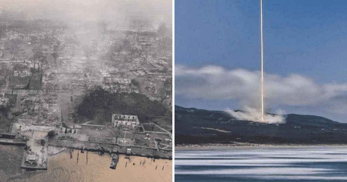 Hawaii Wildfires Laser beam hoax goes viral as social media buys into