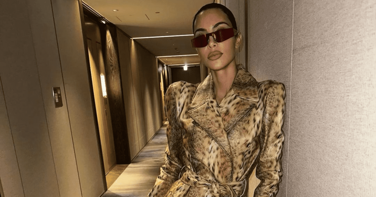 Kim Kardashian slammed for flaunting 'fancy' leopard print coat as she