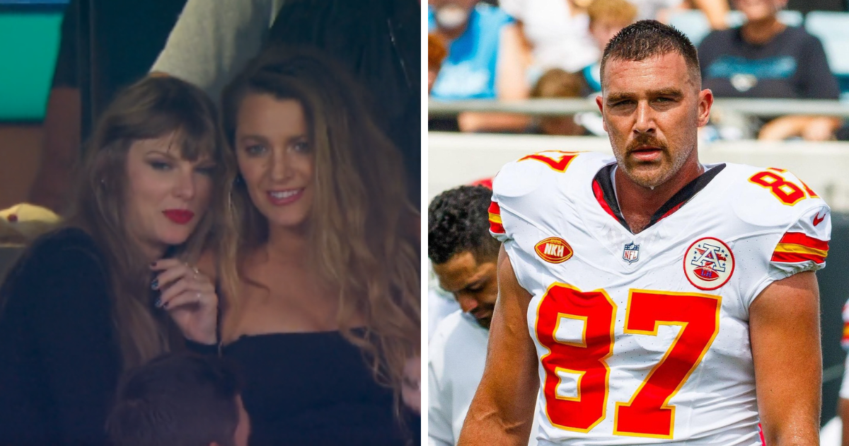 'Look at him' Taylor Swift gesturing to Blake Lively about Travis