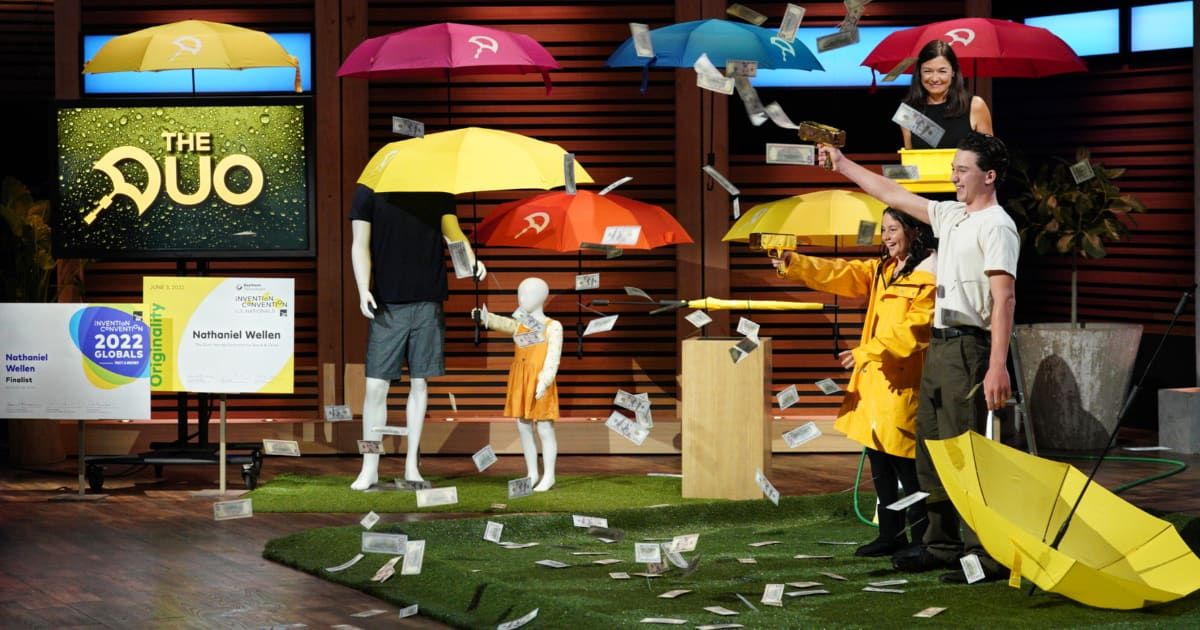 The Duo on 'Shark Tank' What is the cost and how to buy twohandled umbrellas for you and your