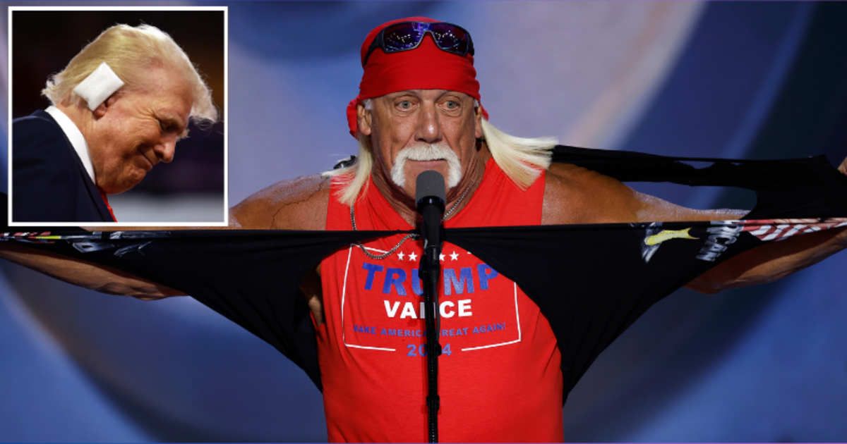 Hulk Hogan Trolled After Ripping Off Shirt at RNC, Questions