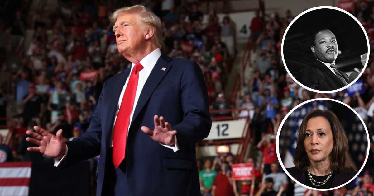 Trump Says His Campaign Attracts More People Than Harris' and Claims His Crowd is as Big as MLK Jr.’s