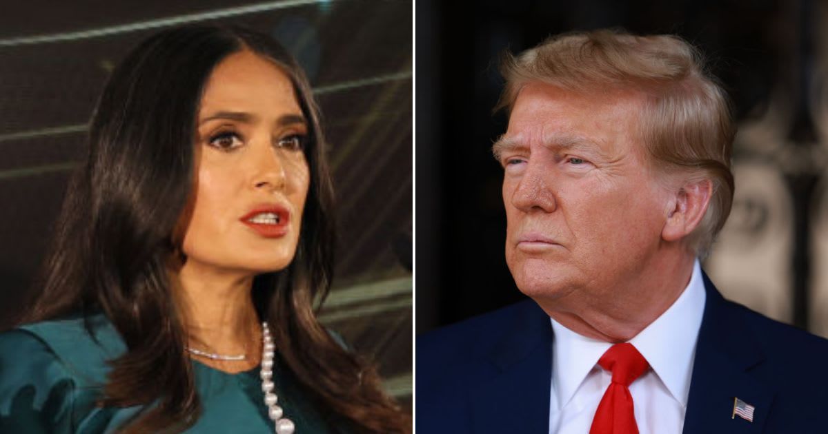 The Awkward Tale of How Donald Trump Got His Hands on Salma Hayek’s Phone Number